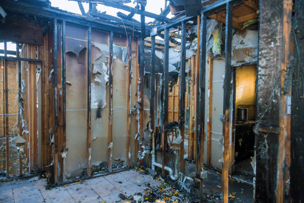 Professional Fire Damage Repair technician working in Laguna Hills, CA